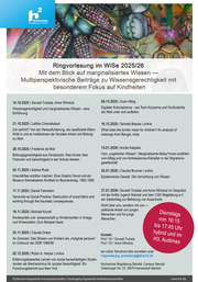 Programm der Ringveorlesung 2025
