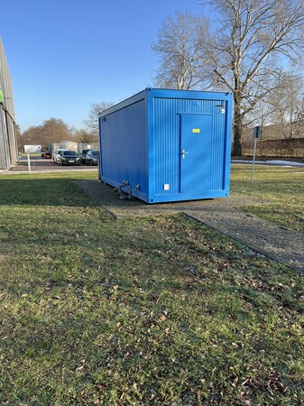 Container-Pilotanlage Ozonung-Biofiltration (außen)