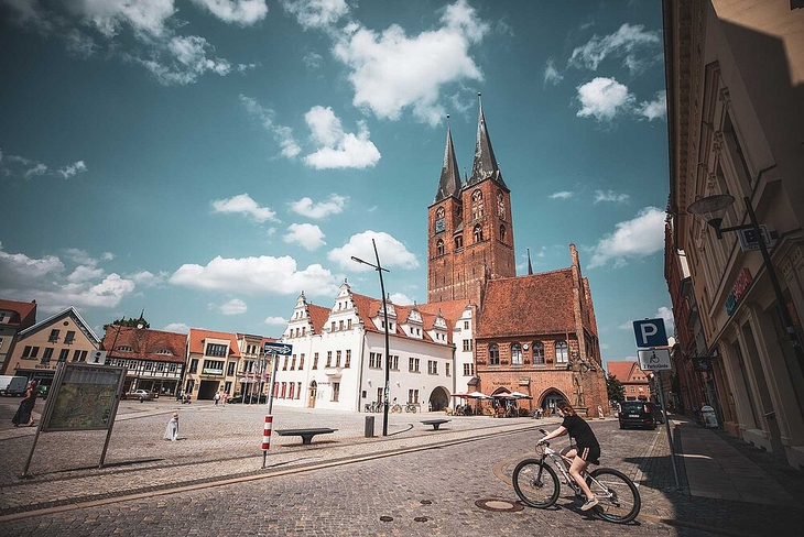 Blick auf den Marktplatz