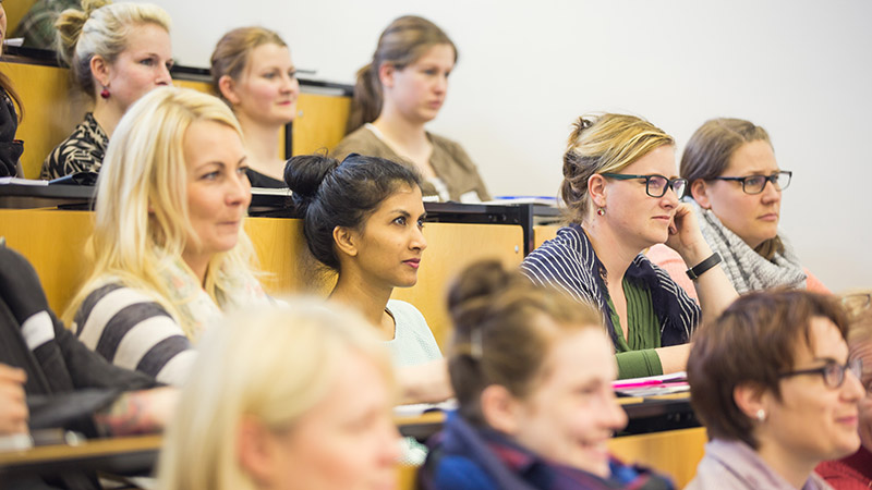Auftakt des neuen Jahrgangs „Angewandte Gesundheitswissenschaften” an der Hochschule Magdeburg-Stendal. Foto: Matthias Pi