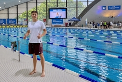 Lucas Schröder holte Bronze bei den Hochschulmeisterschaften. Foto: Jonas Mier (mit KI bearbeitet)