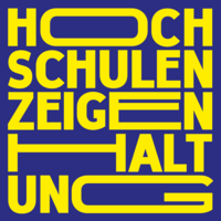 Kampagnenclaim: Hochschulen zeigen Haltung