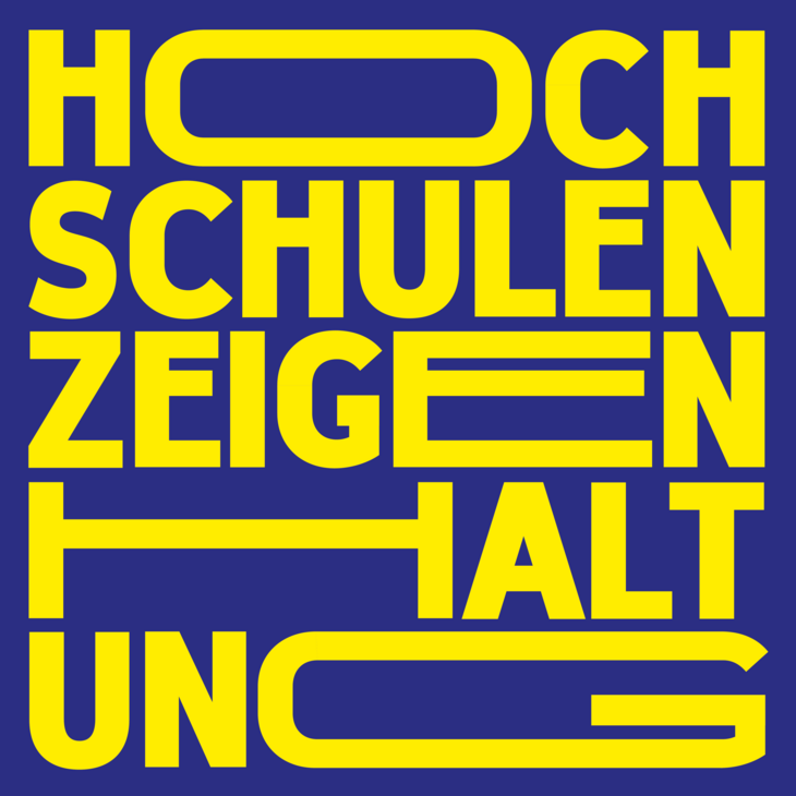 Kampagnenclaim: Hochschulen zeigen Haltung