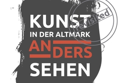 Plakatausschnitt: Kunst in der Altmark anders sehen