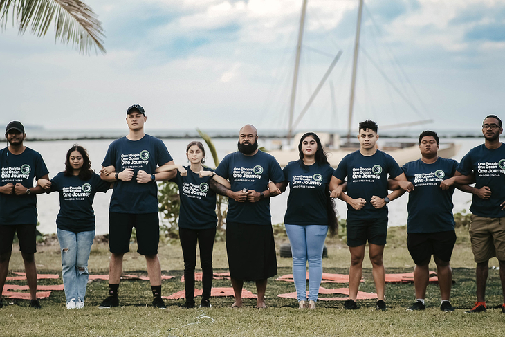 One People. One Ocean. One Journey: die Lage ist nicht nur auf den Pazifikinseln ernst. Foto: www.onlyideastudios.com