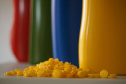 Kunststoff-Recycling nach Farben