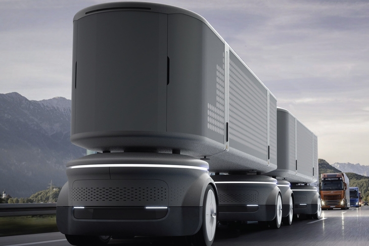 Modell für einen Heavy Duty Robot Truck aus dem Institut für Industrial Design